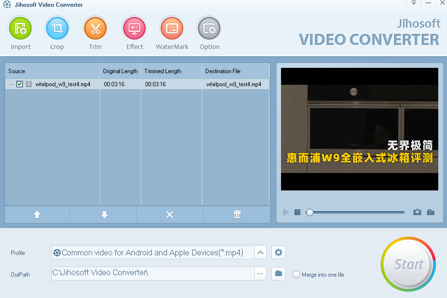 Jihosoft Video Converter