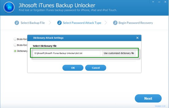 Jihosoft iTunes Backup Unlocker