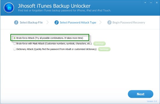 Jihosoft iTunes Backup Unlocker